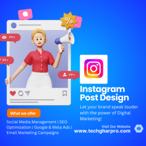 Instagram Post Design Tech Ghar Pro